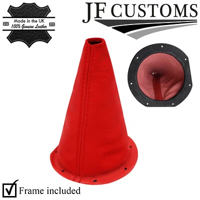 BOTA ENGRANAJE CUERO ROJO CON MARCO DE PLÁSTICO PARA TRIUMPH STAG 70-77 Foto 1 de 3