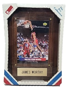 James Worthy NBA All-Star Heroes Plakette ungeöffnet Vintage Upper Deck Karte - Bild 1 von 4