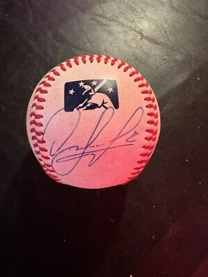 Бейсбольный мяч с автографом Orlando Arcia Atlanta Braves подлинный - Изображение 1 из 2