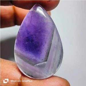 Prasiolith natürlicher grüner Amethyst Cabochon loser Edelstein Schmuck 38 kt ME-10201 - Bild 1 von 8