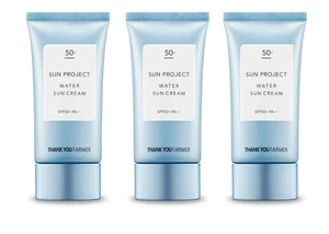 3x Thank You Farmer Sun Project Water Sun Cream SPF 50 1.75 fl oz / 50 ml 06/27 - Picture 1 of 1