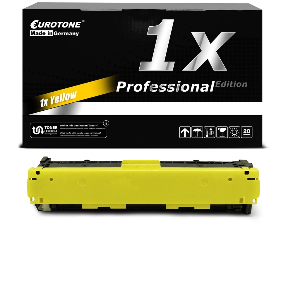 Toner Kompatibel mit HP 125A CB542A Color LaserJet MFP CP1215 CP1515N Pro - Bild 1 von 1