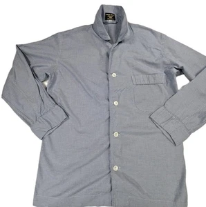 Pigiama/Salotto Uomo Emma Willis Piccolo Blu Cotone Leggero Camicia Letto - UK - Foto 1 di 12