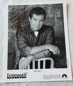 VTG 2002 BOB GOEN ENTERTAINMENT TONIGHT AUTOGRAPH SIGNED B&W GLOSSY PHOTO 10X8 - Picture 1 of 2