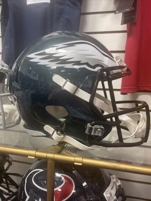 Casco de fútbol americano réplica de velocidad Riddell Philadelphia Eagles Foto 1 de 2