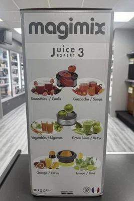 Exprimidor Magimix Juice Expert 3 400 W - negro/plateado apenas usado Foto 1 de 2