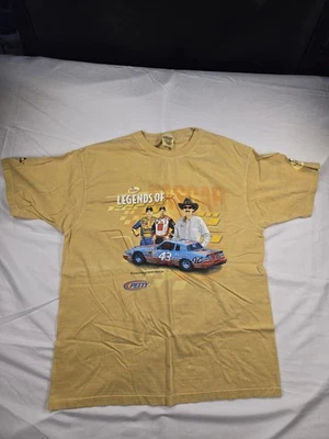 Camisa NASCAR Legends Richard Petty Para Hombres Grande Amarilla Doble Cara Gráfica Camiseta Foto 1 de 4