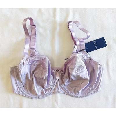 Fantasie Illusion Bra Mauve Purple 34G Underwired Side Support Full Cup 2982 Foto 1 de 4