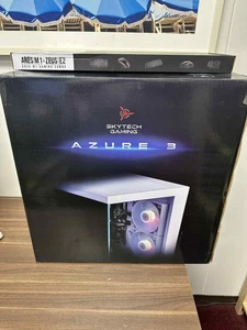 Skytech Gaming Azure 3 Gaming Desktop Computer Ryzen 5 5500 3.6GHz 16GB RAM - Picture 1 of 5