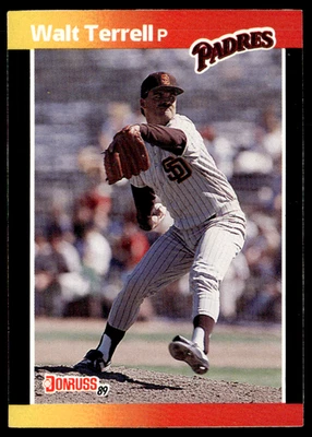 1989 Donruss Traded #T-28 Walt Terrell Padres - Image 1 of 2
