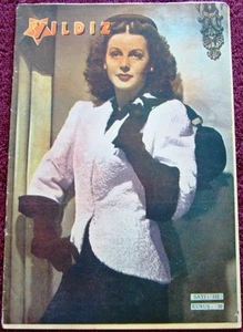 HEDY LAMARR COVER  Yildiz (3/1/44) movies   M. Montez   M. O'Hara  Betty Hutton - Picture 1 of 6