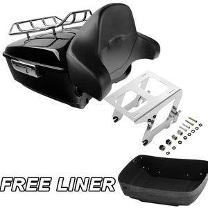 King Trunk Pad Rack Solo Mount Fit For Harley Softail FLSL FXBB 18-25 - Picture 1 of 12