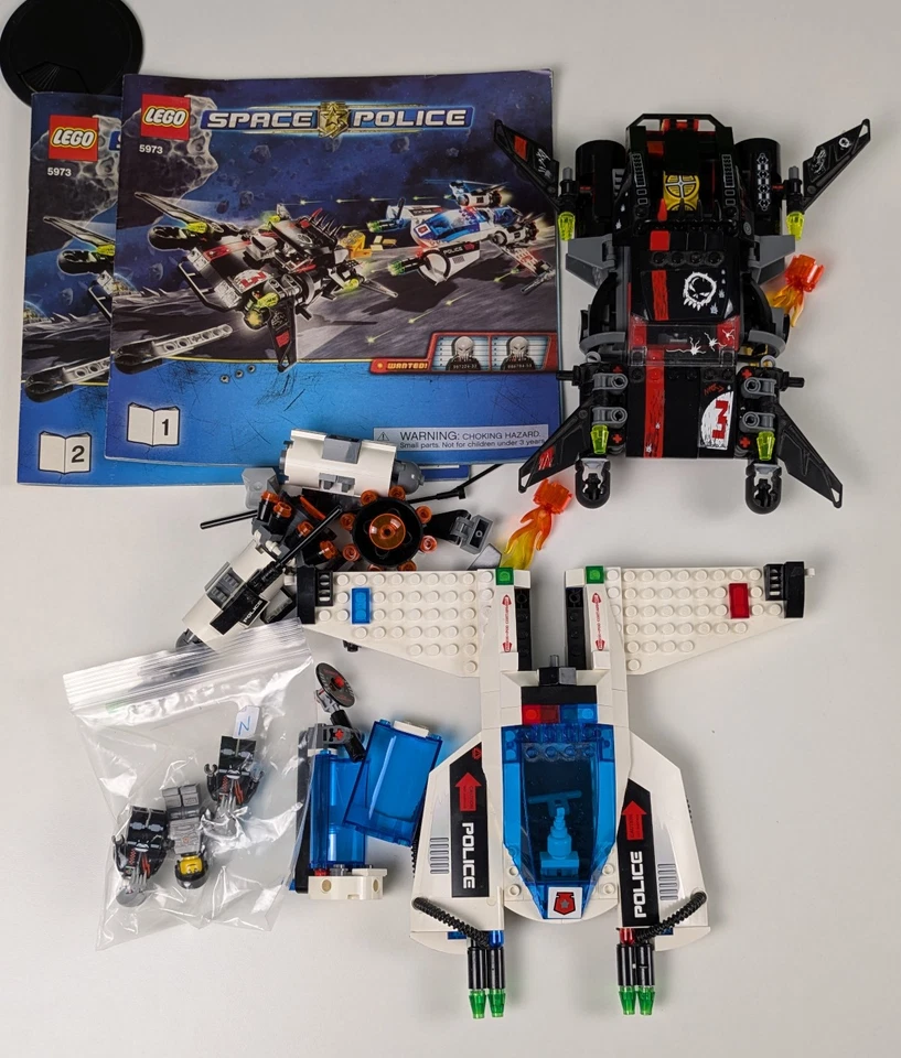 Lego Space: Space Police III: Hyperspeed Pursuit Set 5973 - con instrucciones Foto 1 de 4