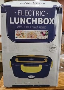 Electric Lunchbox 55W Power Dual Function Heating And Warming - Picture 1 of 4