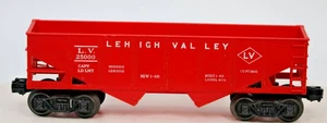 Vintage Lionel 25000 RED Lehigh Valley 2-Bay Hopper O Gauge 1:48 Scale - Picture 1 of 6