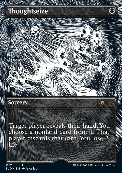 MTG Thoughtseize (1117/2952) Secret Lair Drop Series LP FOIL- - Image 1 of 1