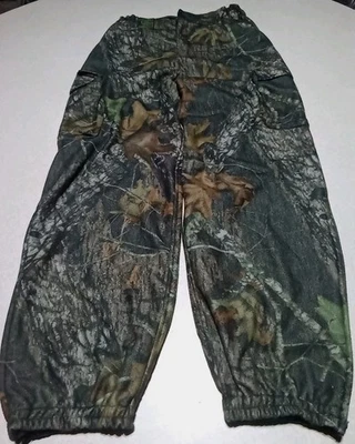 Winchester Mossy Oak Fleece Camo Cargo Pants Lined Ankle Zip Mens Size M - Image 1 of 4