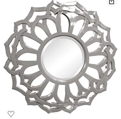 Howard Elliott Antique Silver Chelsea Starburst Mirror - Изображение 1 из 4