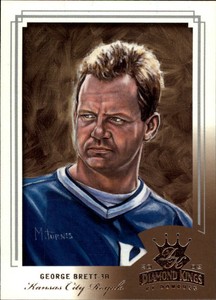 2003 Diamond Kings Baseball Card #166 George Brett ROYALS RET