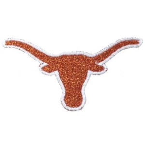 Longhorn Steer Head Applique Patch - Sparkly Cow Bull Cowboy Western Badge 4" - Picture 1 of 1