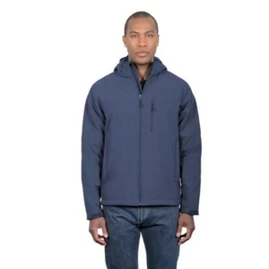 Kirkland Signature Men’s Hooded Teal/Blue Jacket Coat, XXL, NWOT - Picture 1 of 3