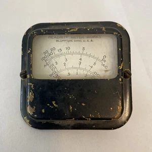 Vintage Readrite Meter Works Panel AC DC Gauge Untested - Picture 1 of 6