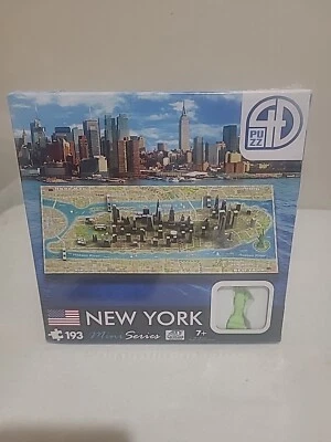 4D Cityscape 4D Puzzle New York - Mini Series (193 Pieces) Brand New NIB - Image 1 of 2