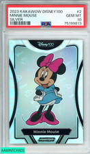 2023 KAKAWOW PHANTOM DISNEY100  MINNIE MOUSE #2 SILVER PSA 10 GEM MT