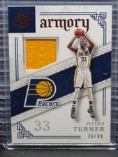 2016-17 Panini Excalibur Myles Turner Armory GU Jersey Relic #36/99 Pacers