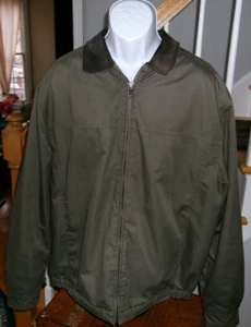 Chaqueta Dockers para hombre. Hombre XL. Cuello de cuero. Forrado de lana. Bonito y cálido. - Imagen 1 de 10