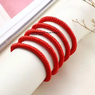 Brazalete de cuerda tejida protección amuleto con cordón rojo para hombres y mujeres de la suerte 1 pieza Foto 1 de 4