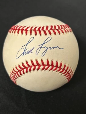 Fred Lynn Signed Auto Baseball Boston Red Sox PSA COA - Image 1 of 3