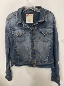 Maurice’s L Denim Jacket Pockets - Picture 1 of 4