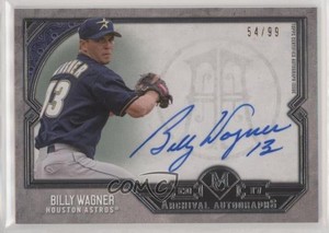2017 Topps Museum Collection Archival Auto /99 Billy Wagner #AA-BW Auto