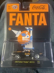 M2 Machines Coca-Cola Release Fanta 1968 Pontiac Firebird 400 H.O. - Picture 1 of 2