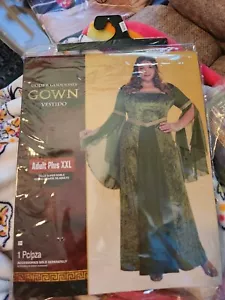 Gods and Goddesses Greek Roman Renaissance Medieval Gown XXL Green - Picture 1 of 3