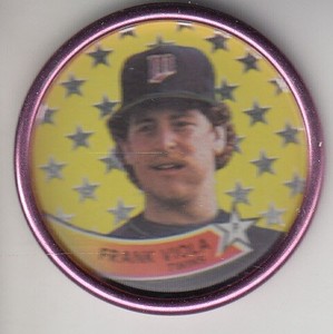 1989 Topps Coins Minnesota Twins Baseball Card #30 Frank Viola