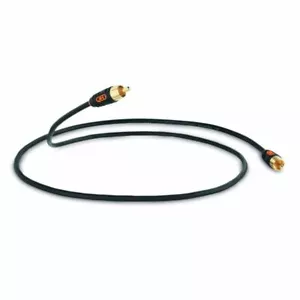 QED Profil Subwoofer Sub Single Phono RCA Kabel Kabel 3m - QE2725 - Bild 1 von 2