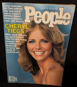 PEOPLE WEEKLY MAG. June 19, 1978, Vol.9 No.24 Vintage Magazine Cheryl Tiegs, NM - Picture 1 of 3