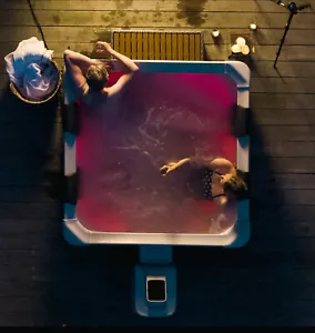MINIPISCINA IDROMASSAGGIO PISCINA VASCA SPA LED RISCALDATA 160CM WI-FI 120 GETTI - Foto 1 di 10