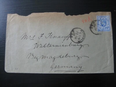 ORANGE RIVER BRITISH COLONY 1905 very nice cover mailed to Germany! - Image 1 of 2