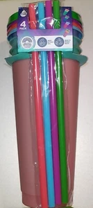 TAL Color Changing Cups 24oz, 4 Pack Reusable Straws - Picture 1 of 8