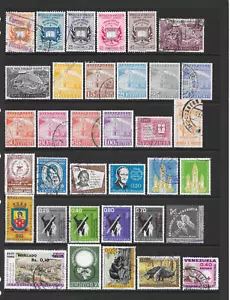 VENEZUELA VARIOUS USED* AIRMAIL ISSUES 1956 - 1965 - Picture 1 of 2
