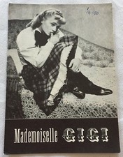 Gigi Gaby Morlay Jean Tissier Yvonne de Bray Vintage 1949 Danish Movie Program