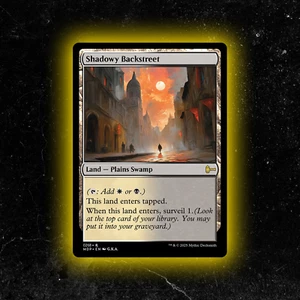 Shadowy Backstreet - Custom Magic: The Gathering Card - High-Quality - Picture 1 of 6
