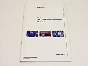 Tektronix Instruction manual P5100 2500 V 250 MHz - Picture 1 of 3