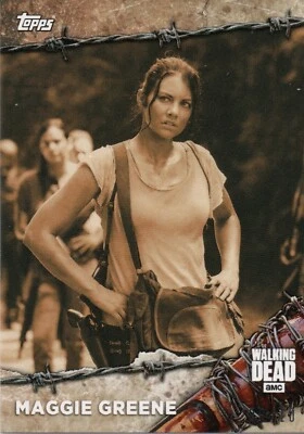 The Walking Dead On Demand, Maggie Greene 9S Parallel Base Card #08/10 - Image 1 of 2