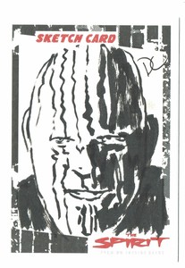 The Spirit Movie Inkworks 2008 Artist Sketch Card SK.6 Daniel Cooney (180) - (b)