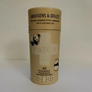 PATCH Kids Eco-Friendly Organic Bamboo Adhesive Strip Bandages Coconut Oil, 25ct - Picture 1 of 1