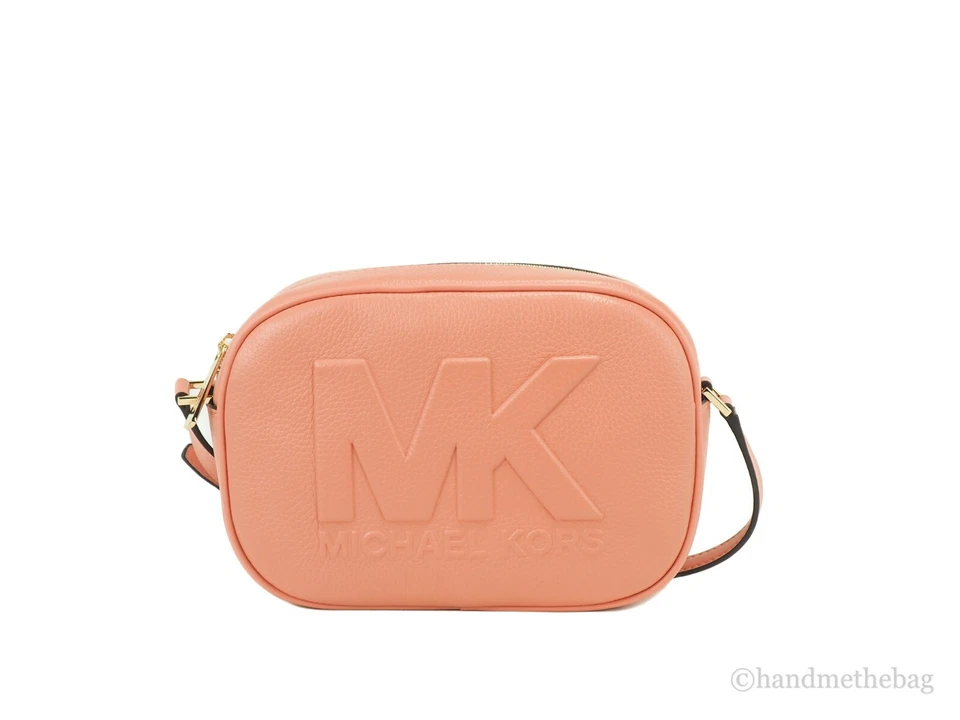 MICHAEL KORS Tasche Bag JET SET TRAVEL MD OVAL CAMERA XBODY sherbert